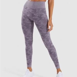 Gymshark Camo Leggings - Purple